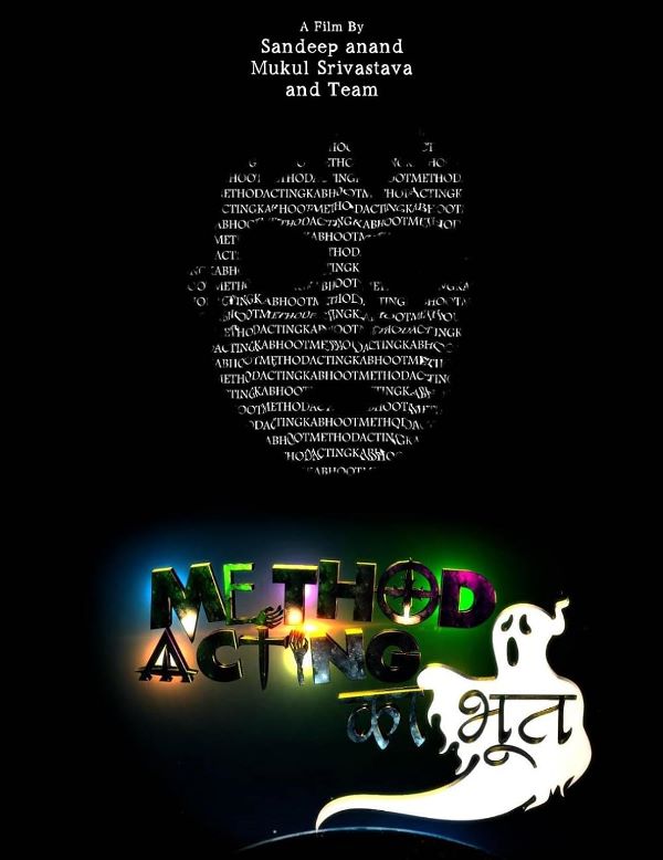 Poster of the 2021 Hindi short film 'Method Acting Ka Bhoot'
