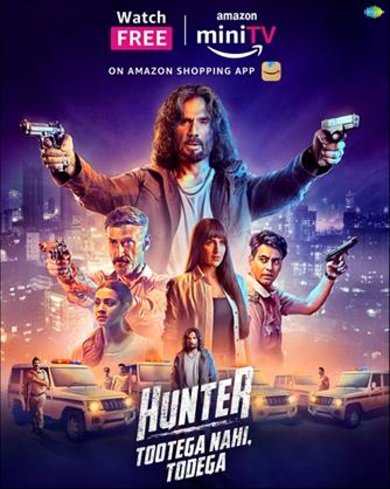 Poster of the series Hunter Tootega Nahi Todega (2022), starring Karanvir Sharma