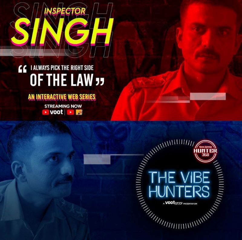 Poster of the series 'The Vibe Hunters' (2023) starring Yogendra Vikram Singh