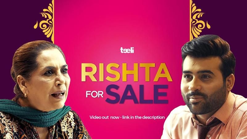 Poster of the web series Rishta For Sale starring Parveen Akbar