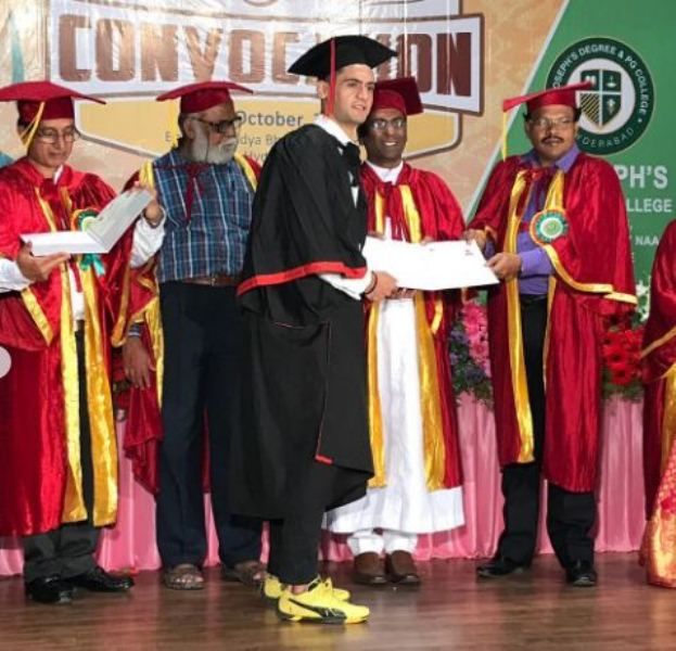 Prince Yawar during his convocation