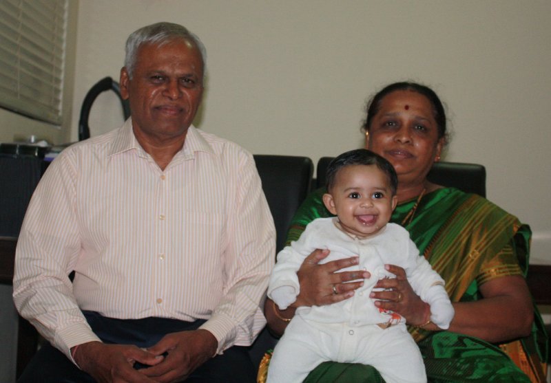 Priyadarshini Patil's parents