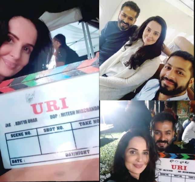 Rukhsar Rehman at the shoot of the film 'URI: The surgical strike'
