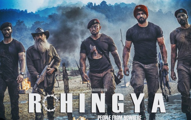 Sangay Tsheltrim on the poster of the film Rohingya - People from nowhere (2021)