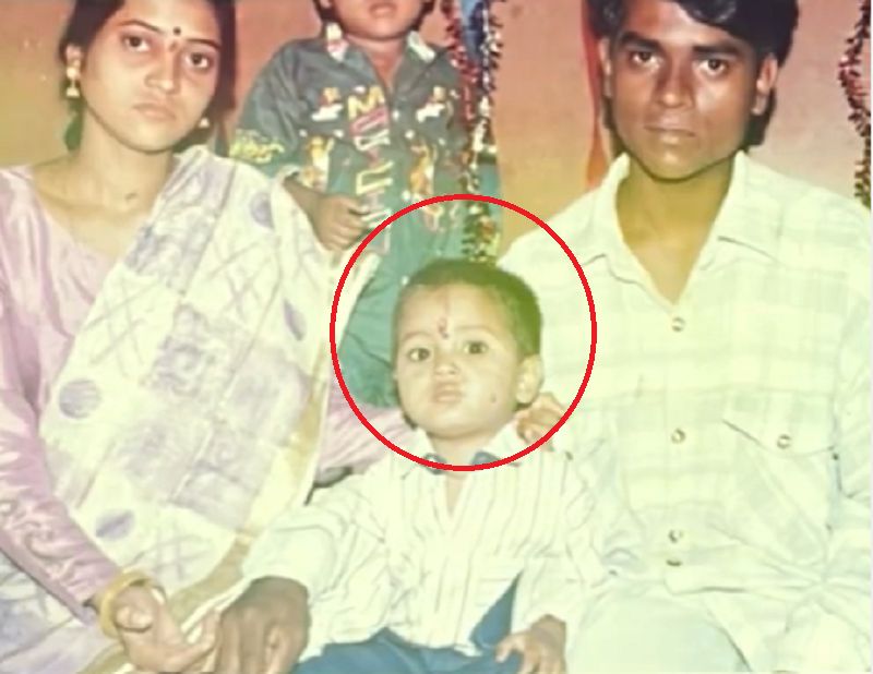 Shivakumar Marihal as a child