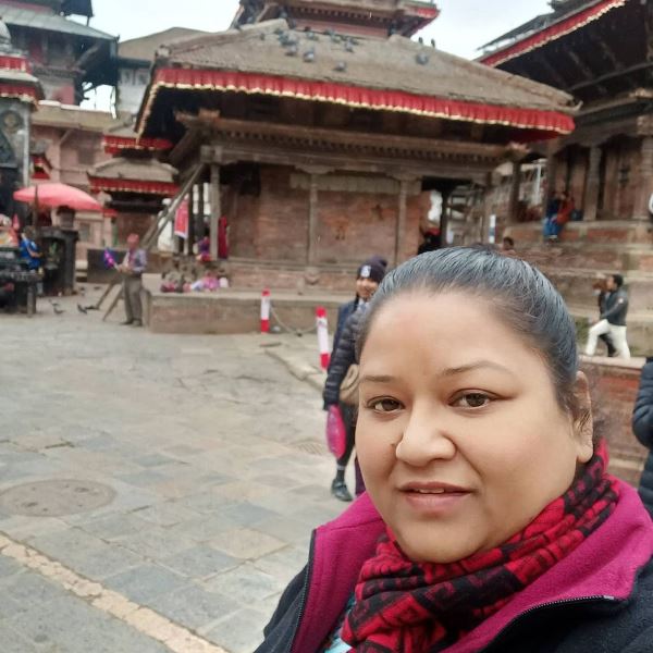 Soma Rathod during her Kathmandu trip