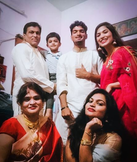 Subhashree Rayaguru with her family