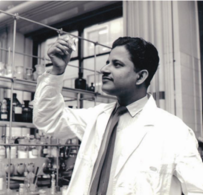 Subramania Ranganathan at the Woodward Research Institute, Basel, Switzerland