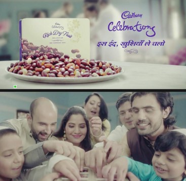 Swati Tarar in the advertisement of Cadbury celebrations