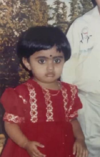 Tanvi Ram childhood picture