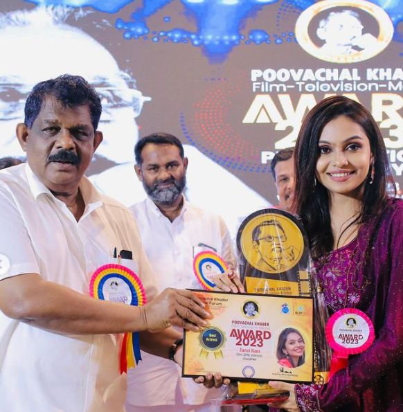 Tanvi Ram on receiving the award