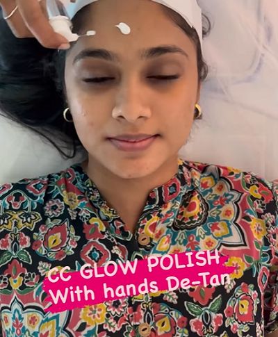 Tejaswini Gowda Skin Treatment
