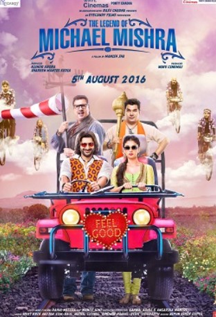The poster of the film The Legend of Michael Mishra