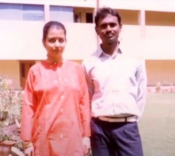 Udit Raj with Seema Bahl when they were on probation