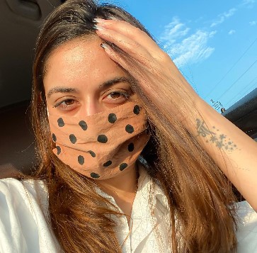 Uditi Singh featuring Maa tattoo on her left wrist