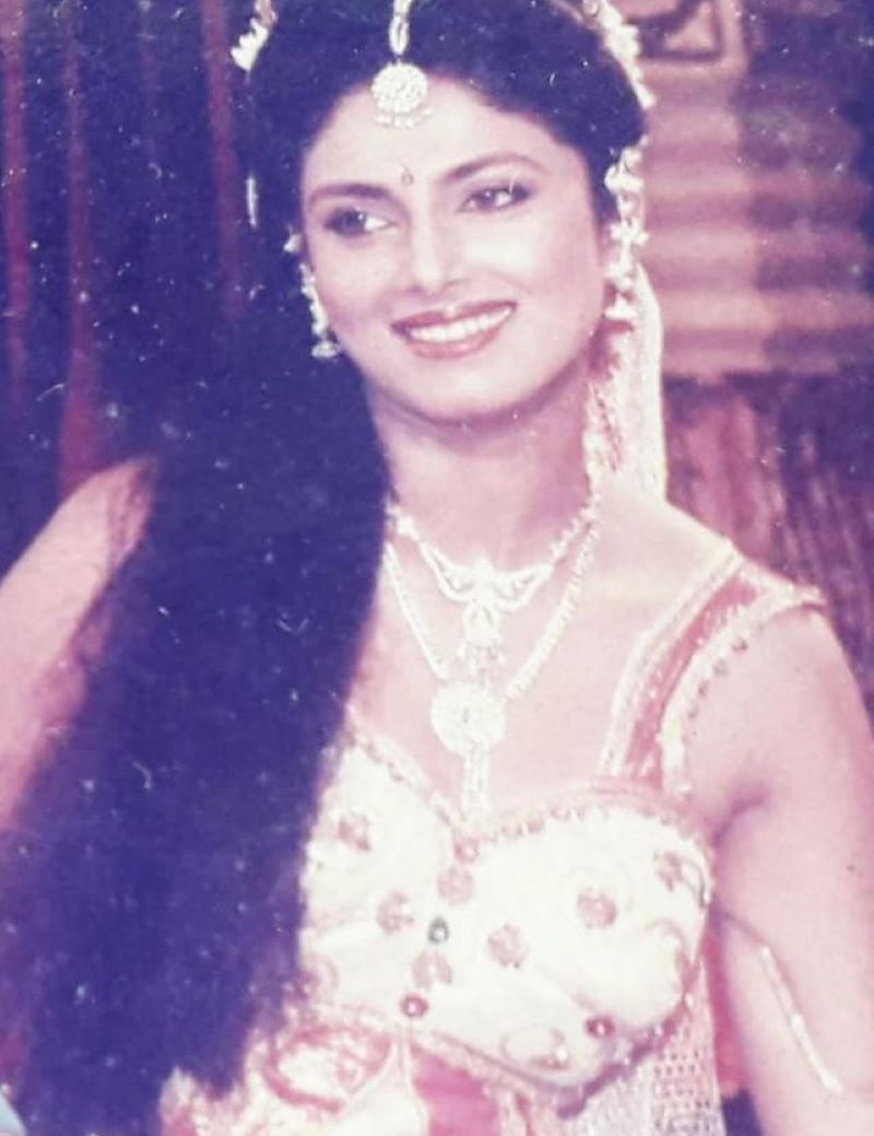 Varsha Usgaonkar in her youth