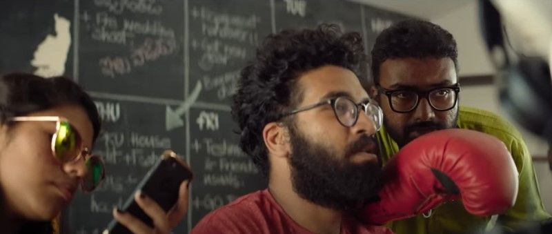 Venkatesh Kakumanu in a still from the 2018 Telugu film 'Ee Nagaraniki Emaindi'