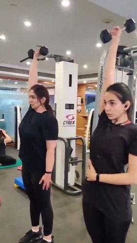Vidushi Kaul at a gym