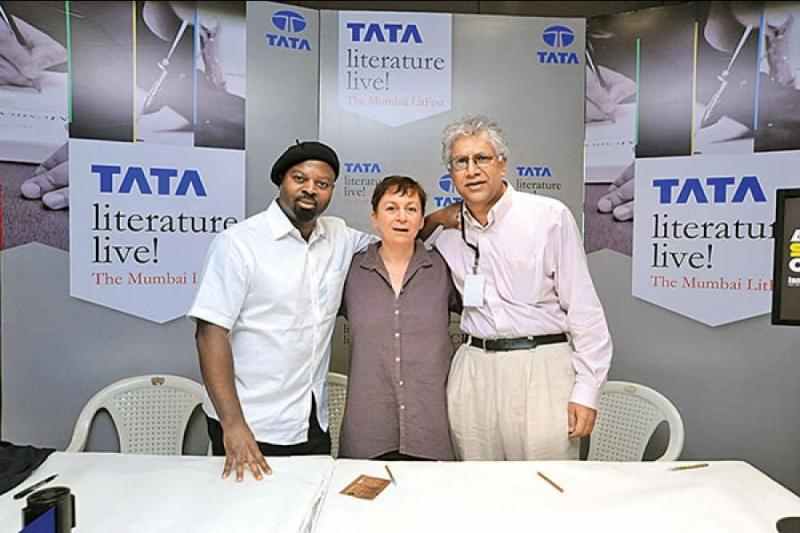 Vijay Seshadri at the Tata Literature festival in Mumbai