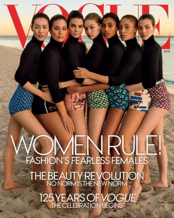 Vittoria Ceretti on the Cover of Vogue magazine March 2017 issue