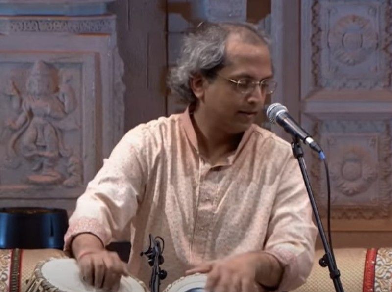 Yogesh Samsi performing live at the Darbar Festival in the UK
