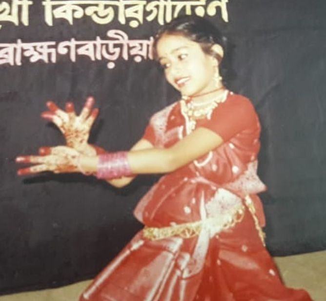 Zakia Bari Mamo childhood picture