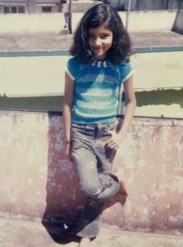 A childhood picture of Meetha Raghunath