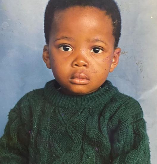 A childhood picture of Temba Bavuma