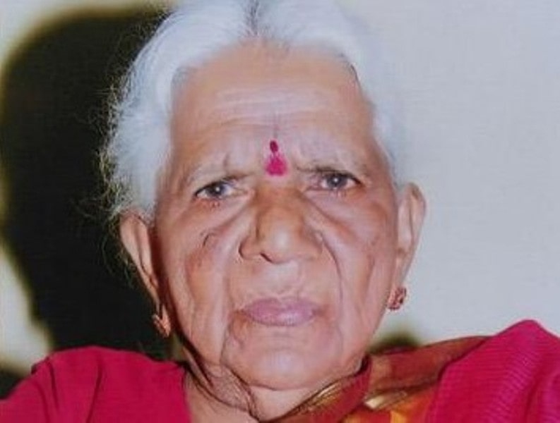 A photo of Nallu Indrasena Reddy's mother