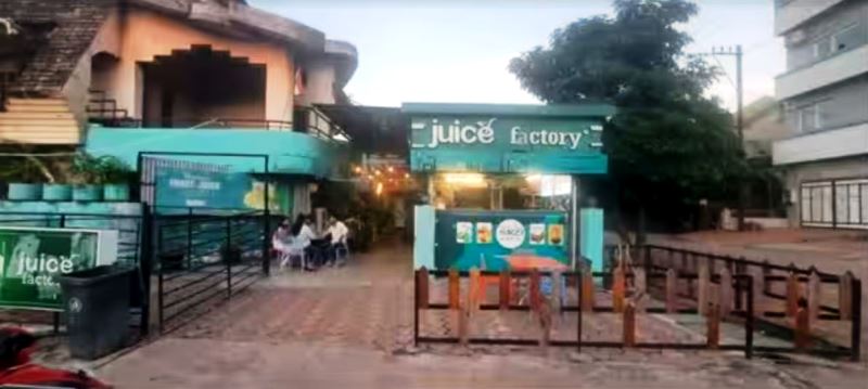 A picture of Juice Factory in Nehru Nagar, Bhilai, Chhattisgarh, which was run by Sourabh Chandrakar