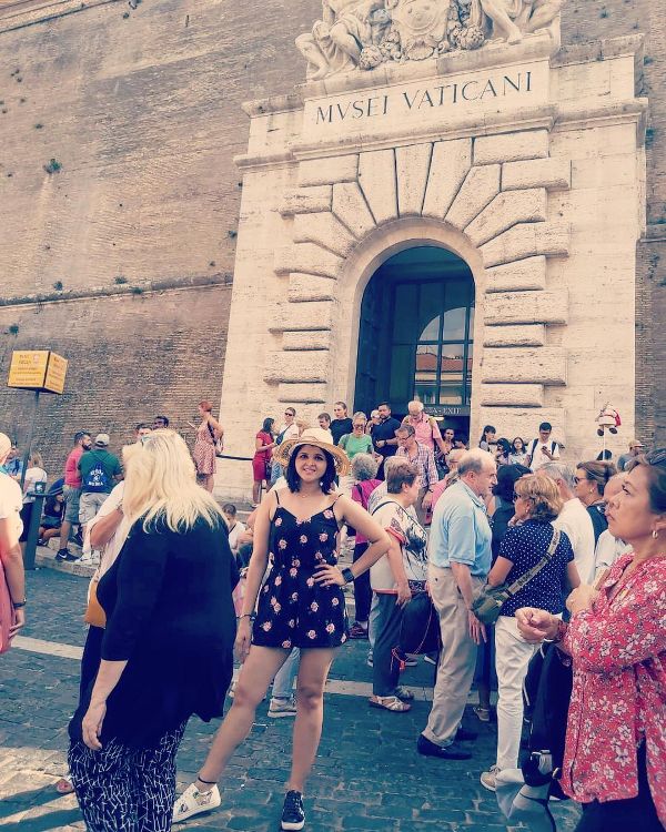 A picture of Mitali Handa from her trip to Rome, Italy