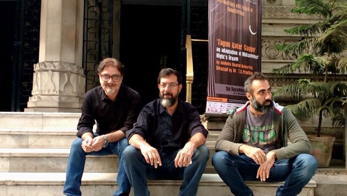 A picture of Ranvir Shorey with Vinay Pathak and Rajat Kapoor