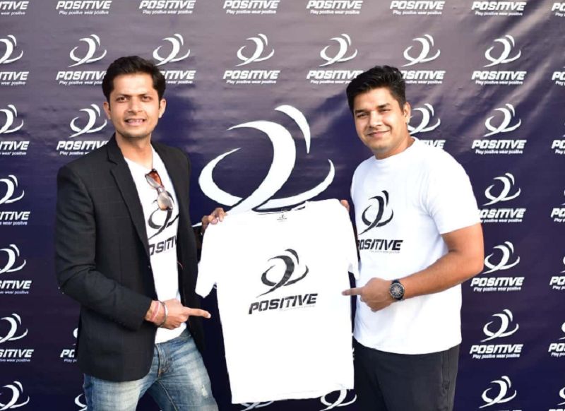 Abhishek Verma beinf selected as the brand ambassador of POSITIVE