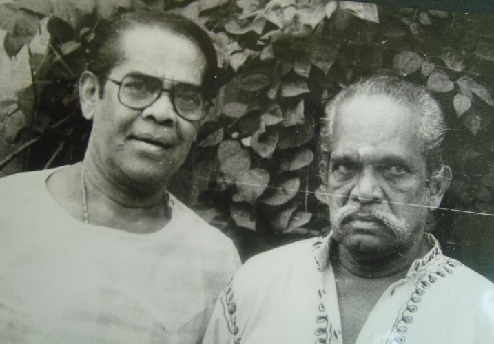 Adoor Bhasi with his eldest brother Chandraji