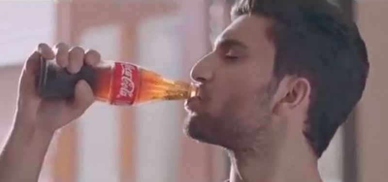 Ahad Raza Mir in an advertisment for coca-cola