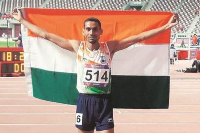 Ajay Kumar Saroj at the Asian Athletics Championships (2023) held in Bangkok, Thailand 