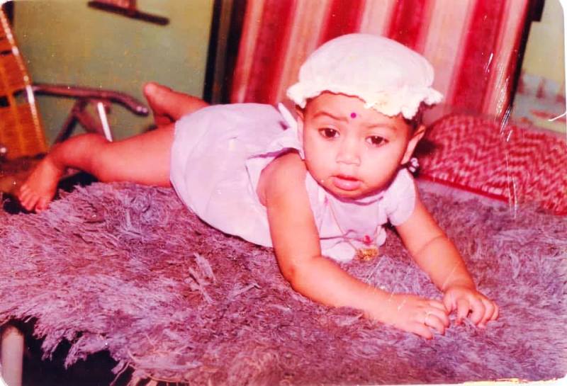 Ambati Surekha's childhood photo