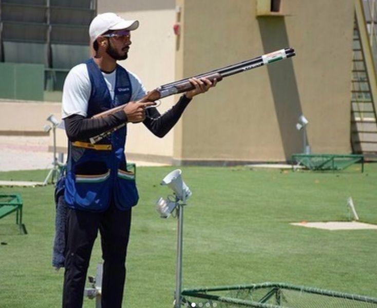 Anantjeet Singh Naruka at the ISSF World Cup in Cairo, Egypt