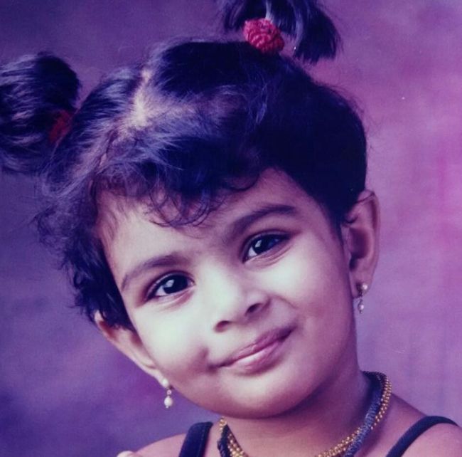 Ananya S Rao childhood picture