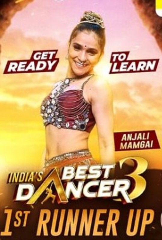 Anjali Mamgai First runner-up of the dance reality show India's Best Dancer
