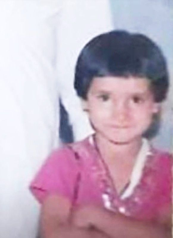 Anjali Mamgai in her childhood