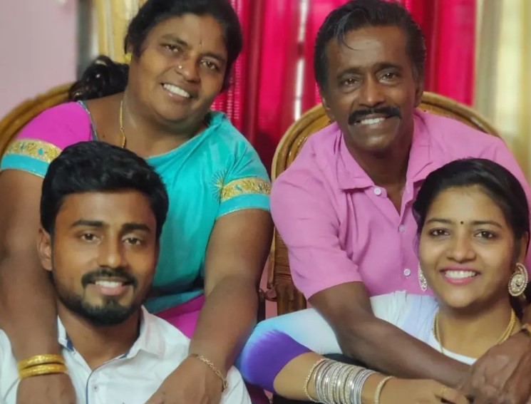 Anna Bharathi with her family
