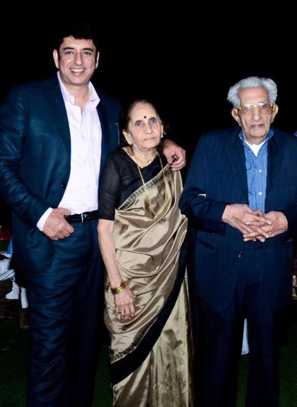Ashwin K Verma with his parents