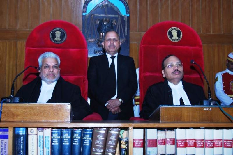 Justice Dharam Chand Chaudhary and Justice Suryakant at High Court of Himachal Pradesh