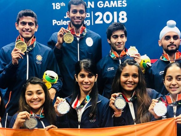 Dipika Pallikal after winning bronze medal during the Asian Games (2018)