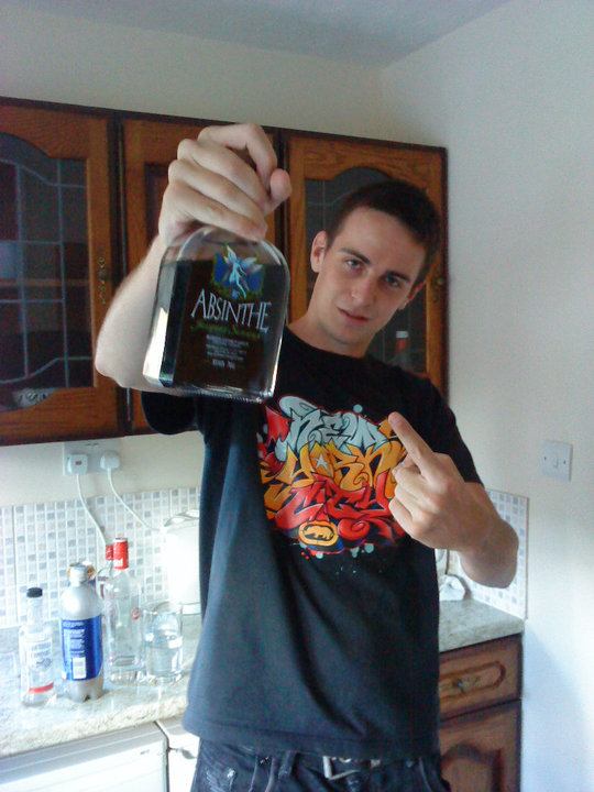Jarvo 69 drinking alcohol