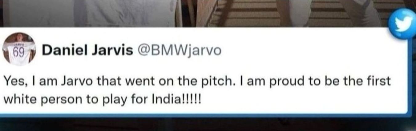 Jarvo 69 has written that he is the first White player to play from India