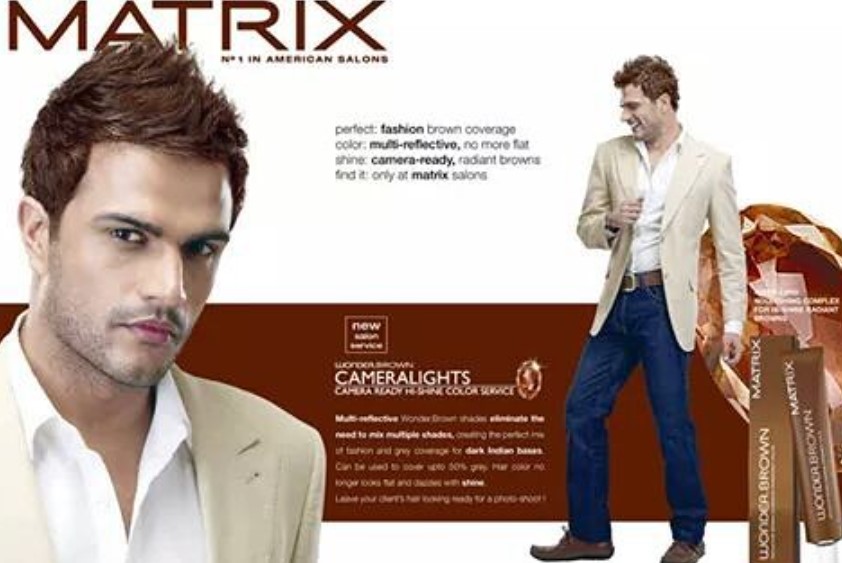 Jitin Gulati in the advertisement of 'MATRIX'