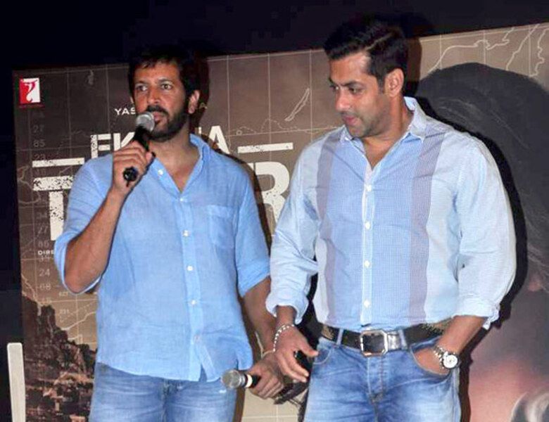 Kabir Khan (left) and Salman Khan during the promotions of 'Ek Tha Tiger' (2012)