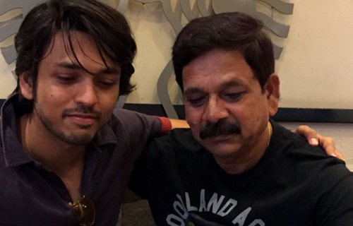 Lalit Prabhakar and his father